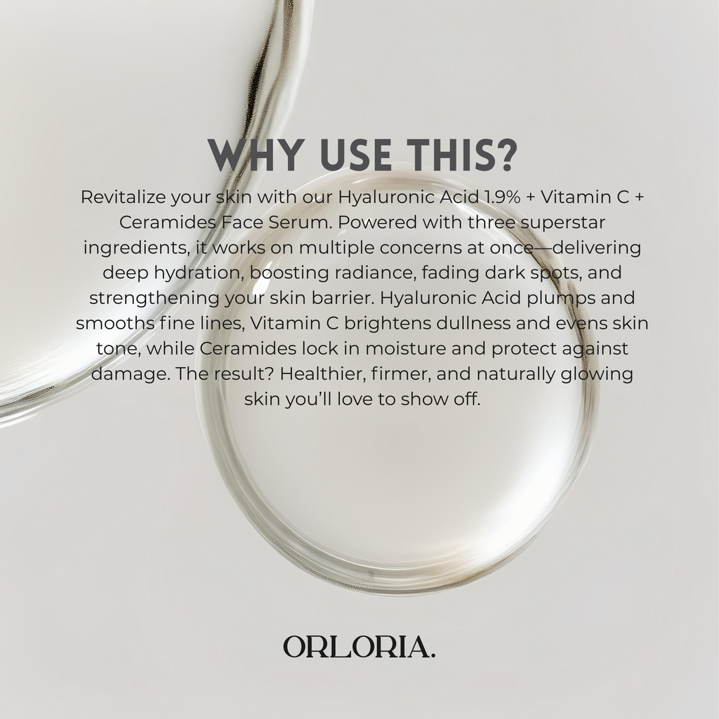 Hyaluronic Acid 1.9% + Vitamin - C (with Ceramides)