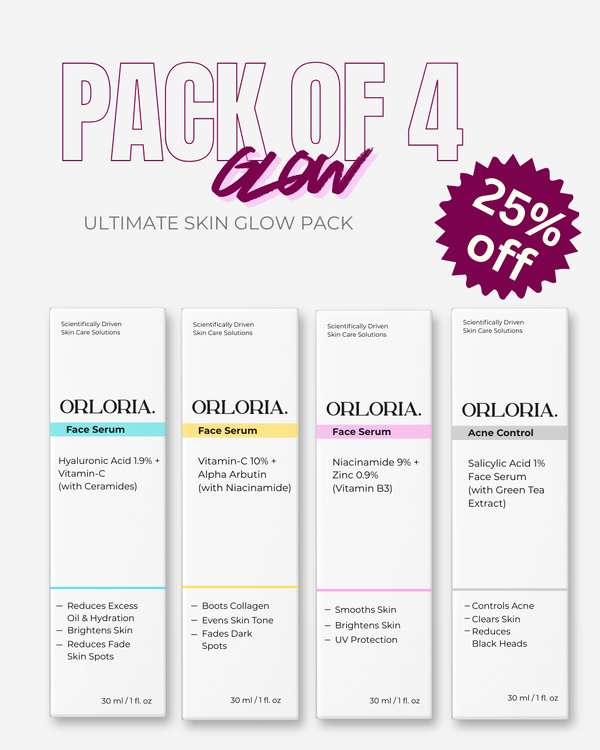 Pack of 4 Face Serums
