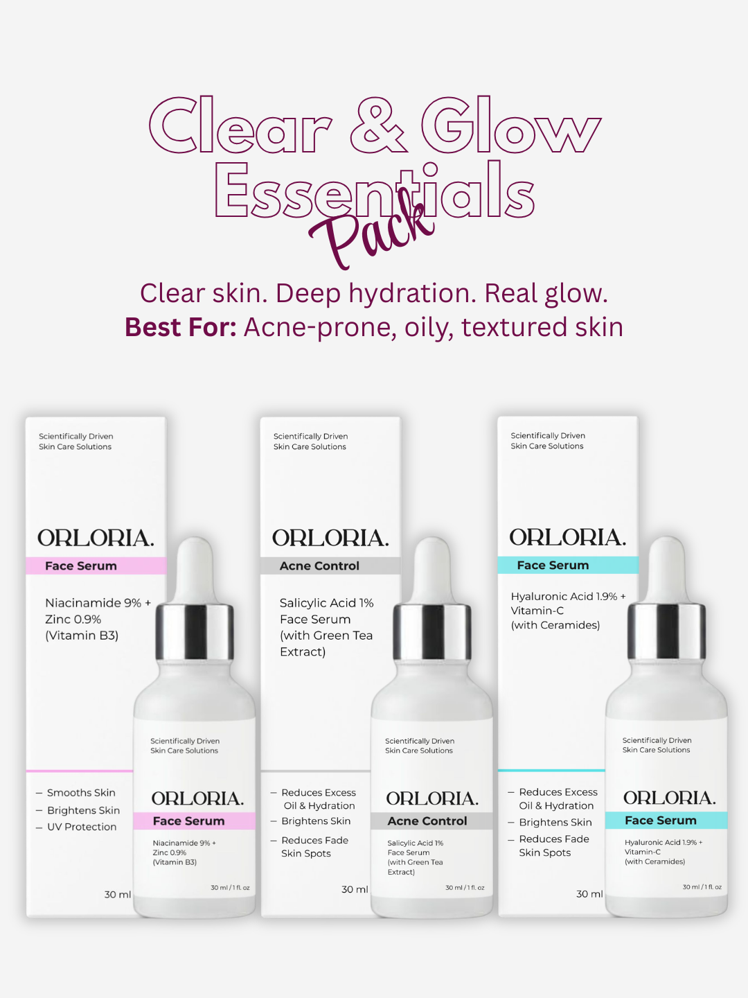 Clear and Glow Essentials Pack